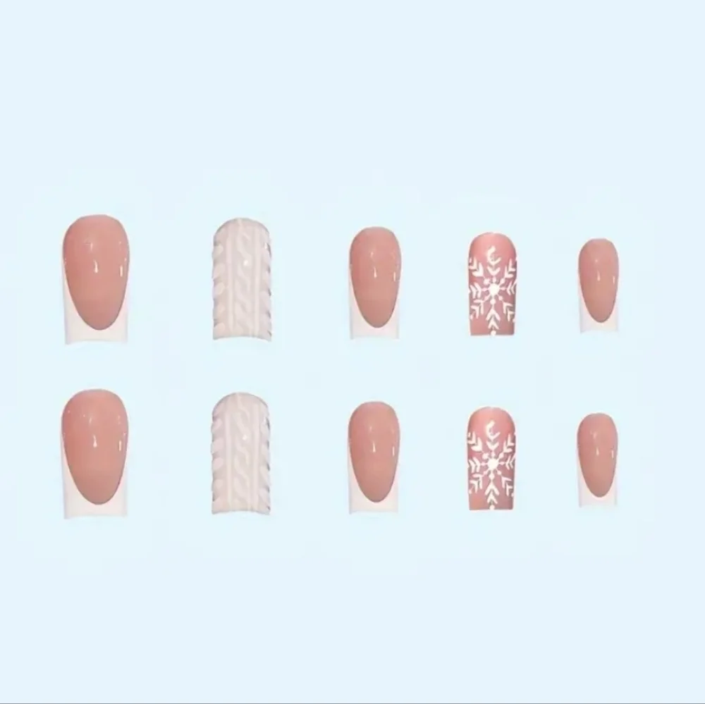 24 Pieces Fake Press On Nails